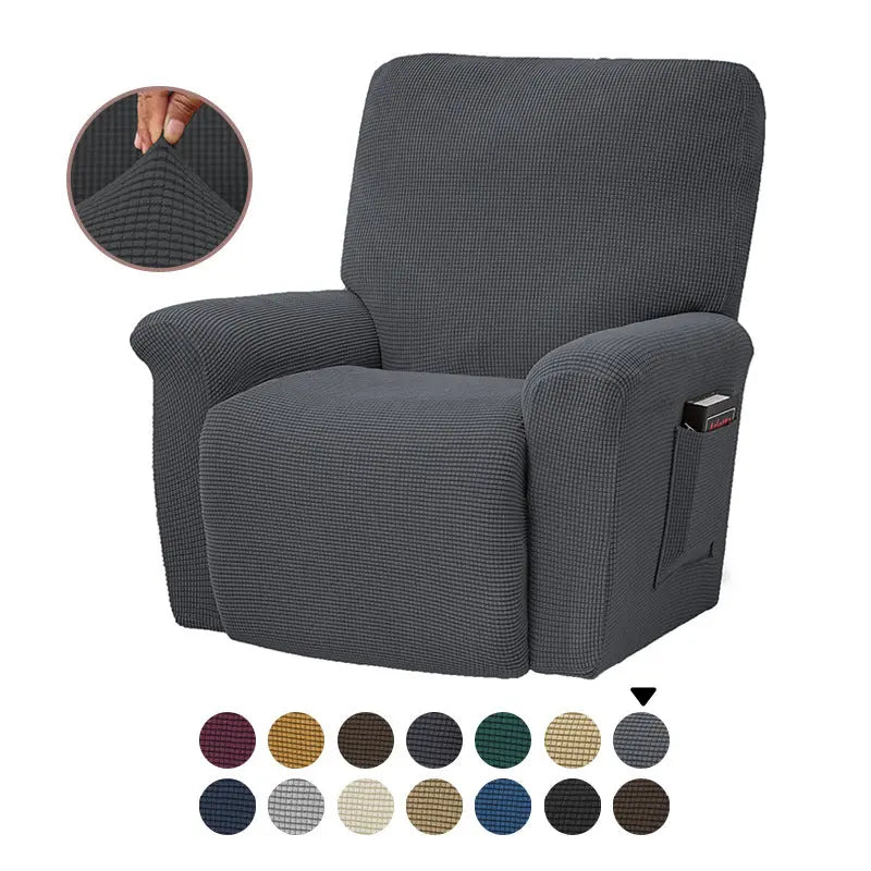 Housse Fauteuil Stretch Quadro Grey