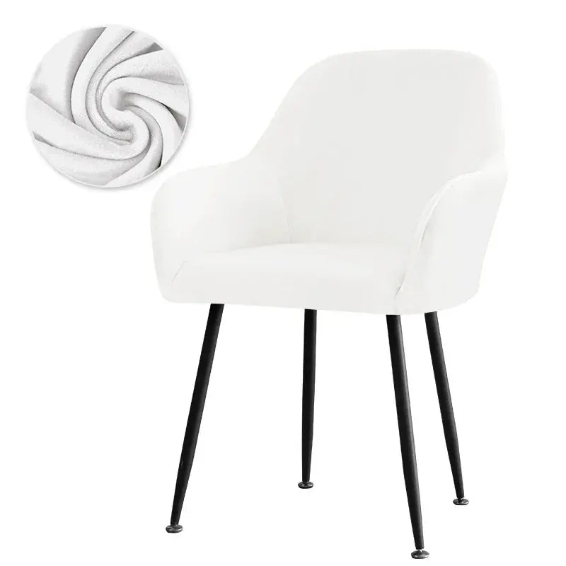 Housse Fauteuil Velours Scandinave PLENIO Housse de France