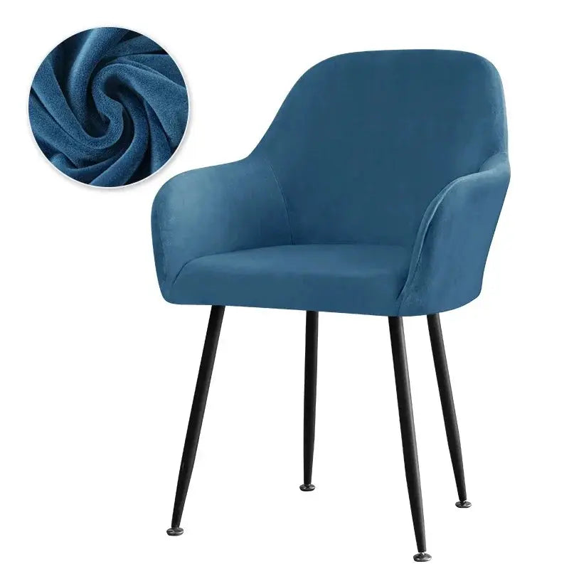 Housse Fauteuil Velours Scandinave PLENIO Housse de France