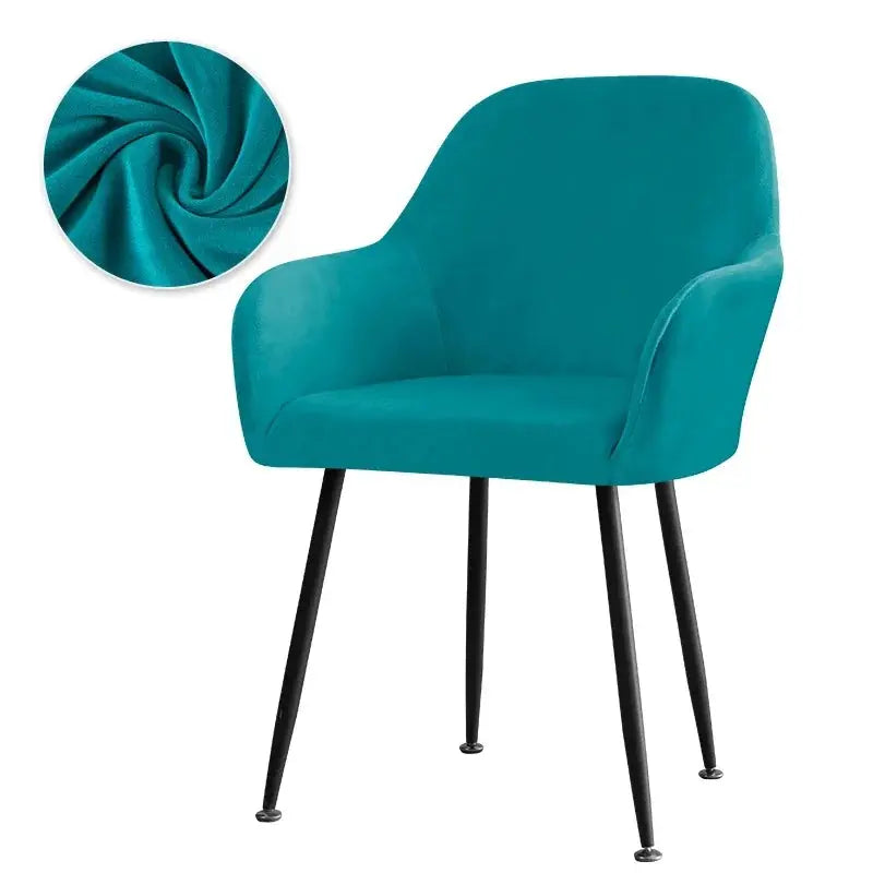 Housse Fauteuil Velours Scandinave PLENIO Housse de France