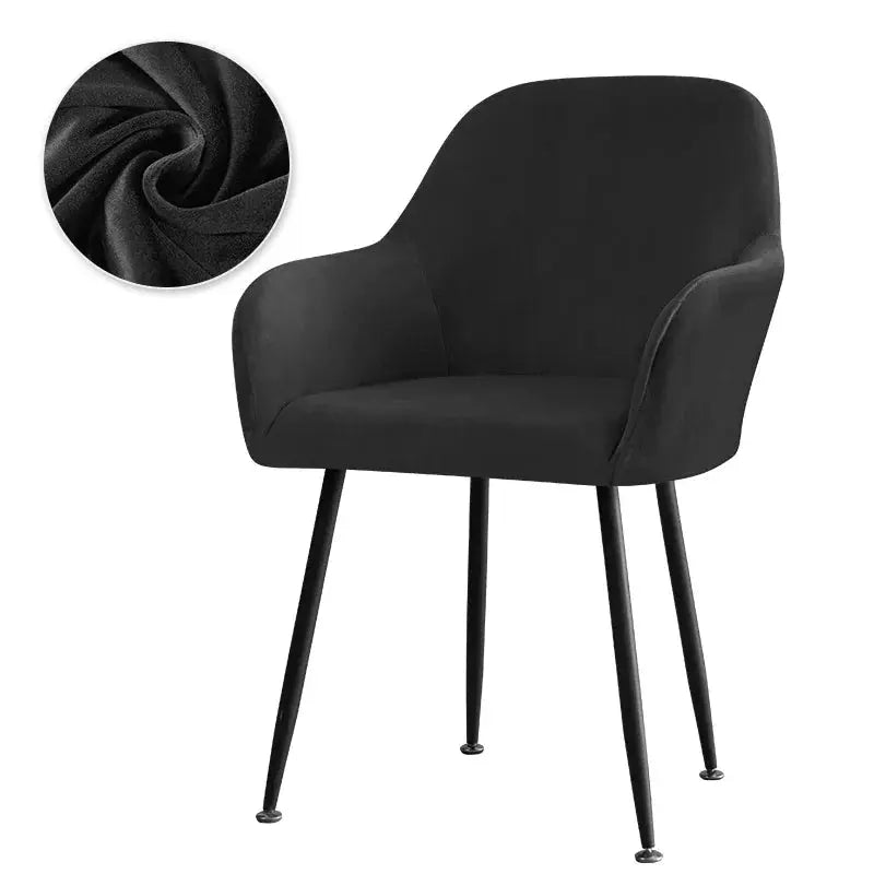 Housse Fauteuil Velours Scandinave PLENIO Housse de France