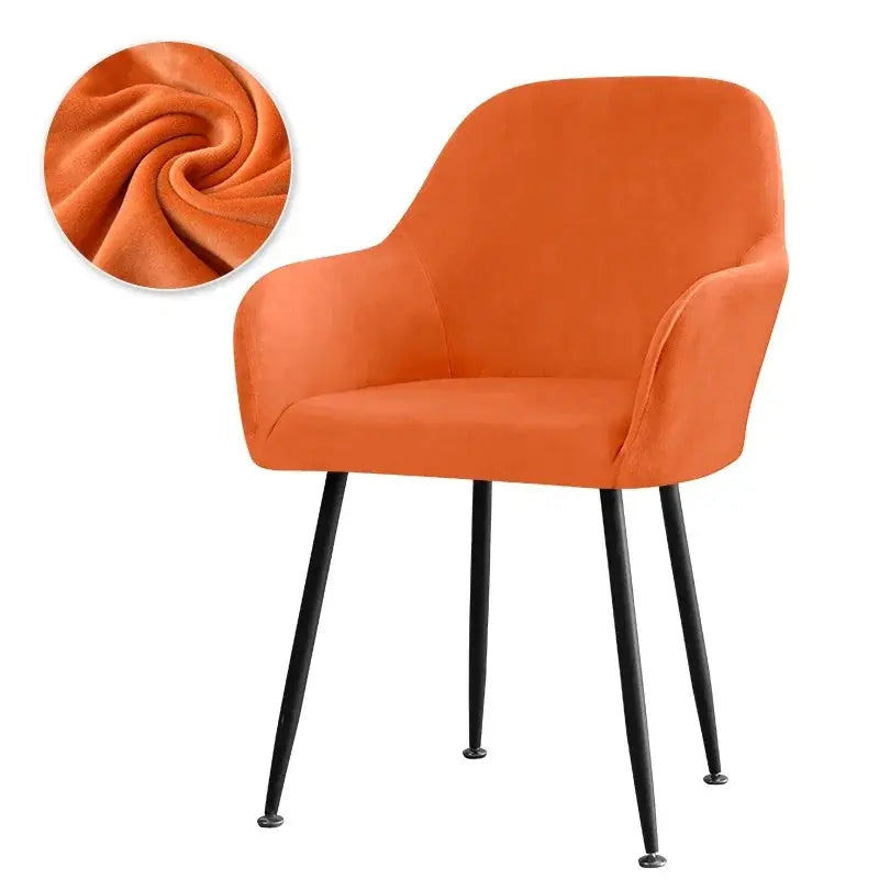 Housse Fauteuil Velours Scandinave PLENIO Housse de France