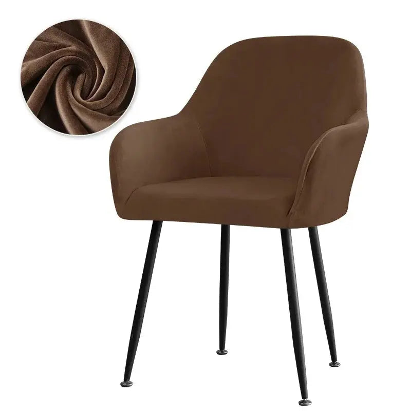 Housse Fauteuil Velours Scandinave PLENIO Housse de France