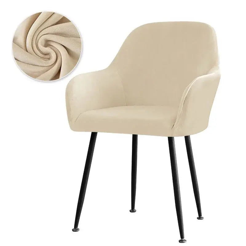 Housse Fauteuil Velours Scandinave PLENIO Housse de France