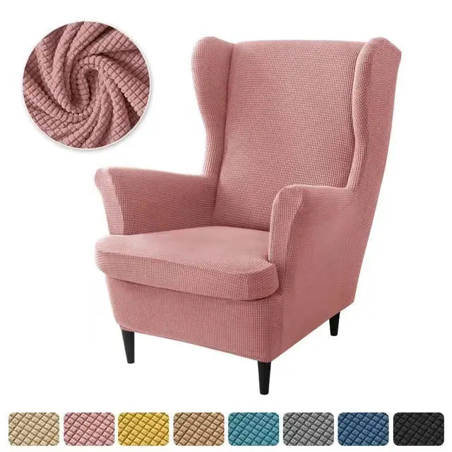 Housse Fauteuil Élastique TIGO Pink-2PCS SET