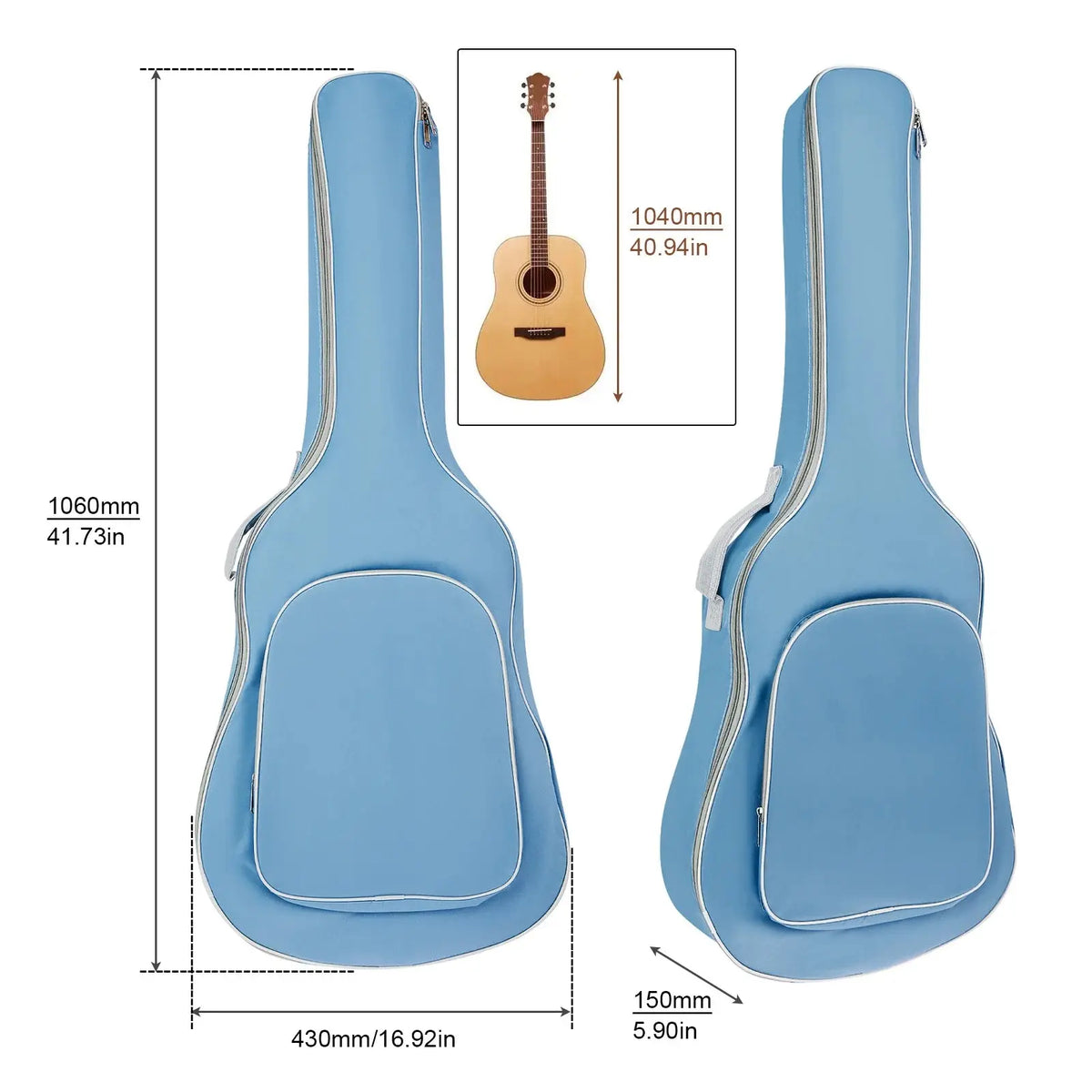 Housse Guitare Imperméable OXFERO Housse de France