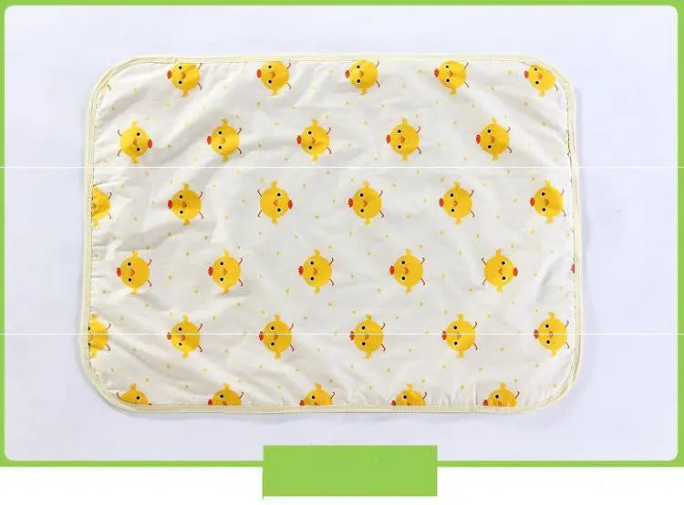 Housse Matelas A Langer Coton Imperméable TIBO Yellow