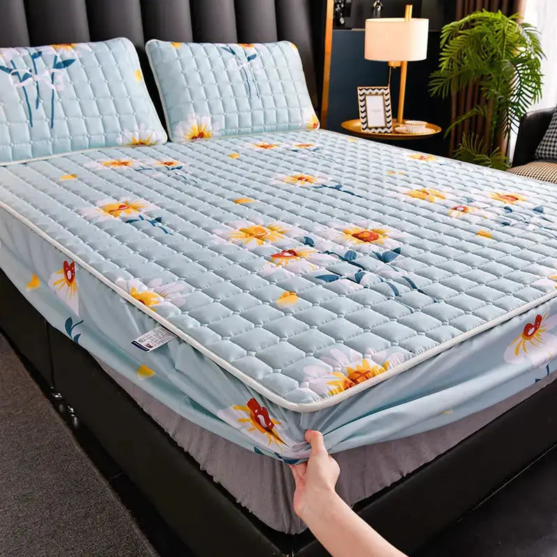Housse Matelas Brushed LUMBRA Chrysanthemum-J