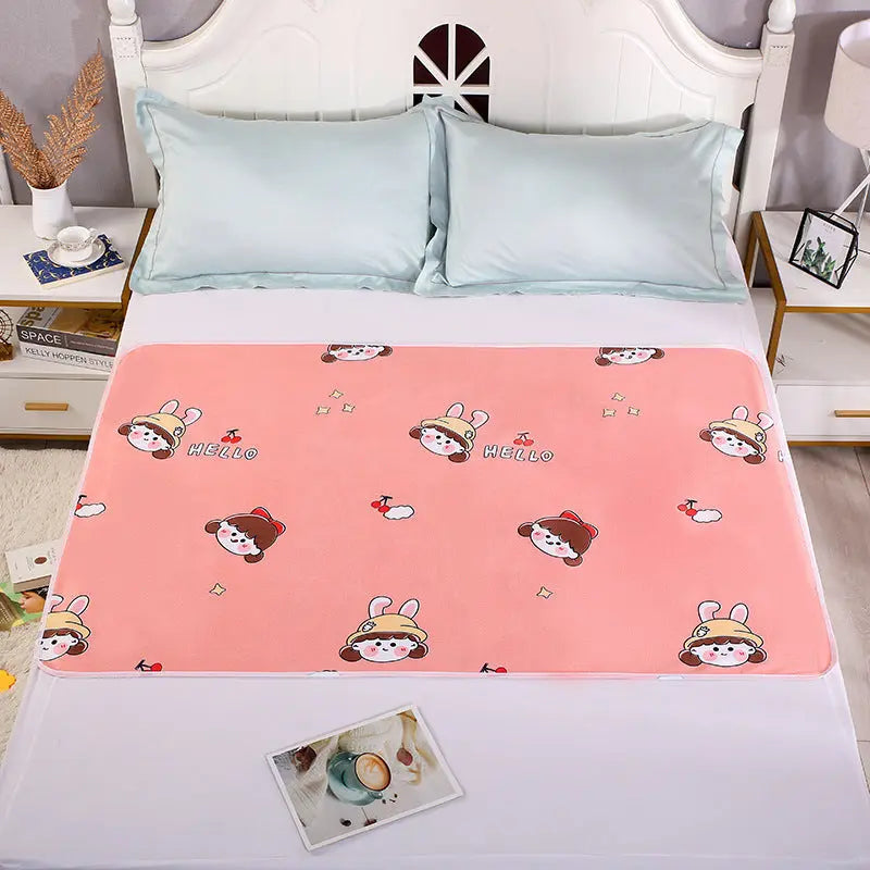 Housse Matelas Coton Écologique KIDOVO Pink princess-180X200