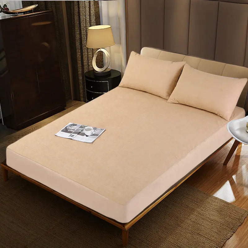 Housse Matelas Coton Intégral SIMOVA Beige-180x200+30cm