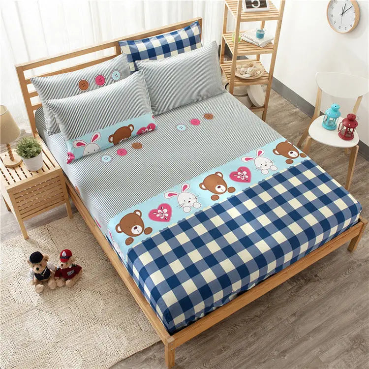 Housse Matelas Coton PURENA Lattice-180x200