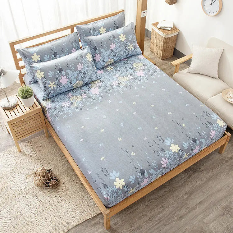 Housse Matelas Coton PURENA Grey-120x200