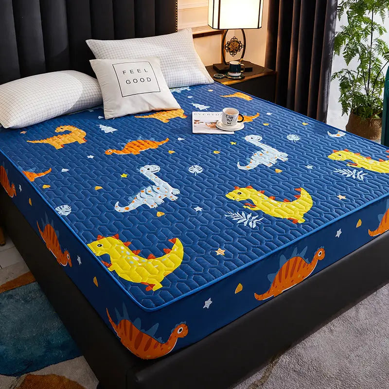 Housse Matelas Coton Quilted AMARI Dinosaur-120x200cm