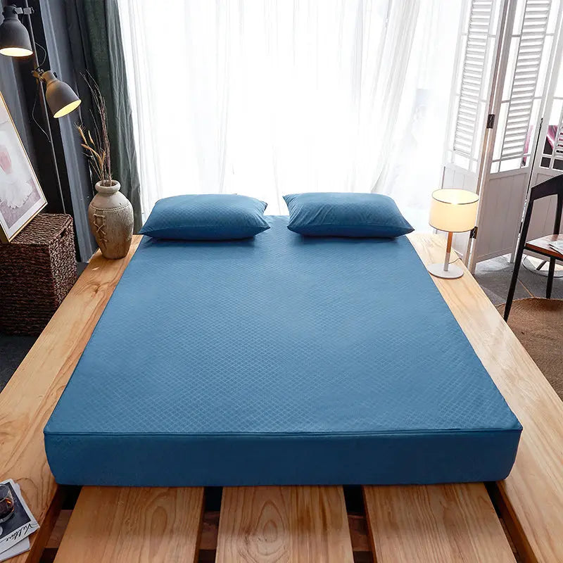 Housse Matelas Imperméable POLLUX Blue-120x200x20