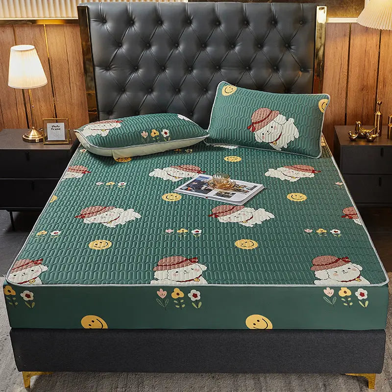 Housse Matelas Latex Moderne SIMMAX Jingle dog-200x220cmthree item