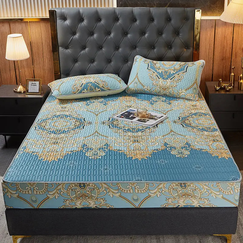 Housse Matelas Latex Moderne SIMMAX Rich Blue-90x200cmBed sheet