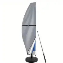 Housse Parasol Déporté Oxford SOLARO 280x 46cm-Gray 210D