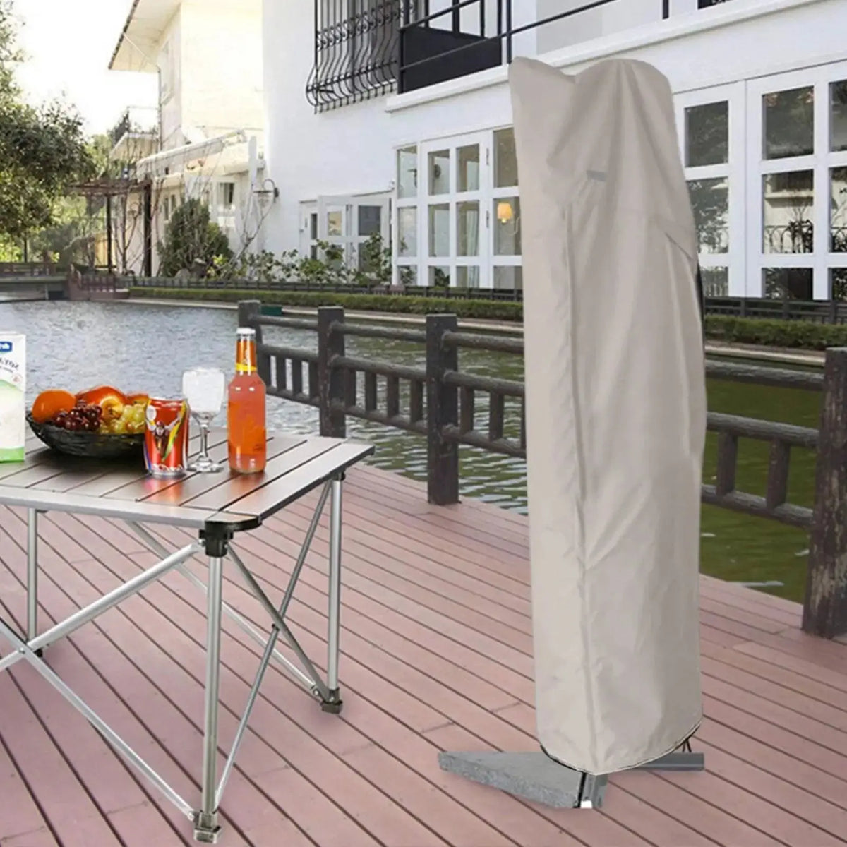 Housse Parasol Déporté Oxford UVPROTECT Housse de France
