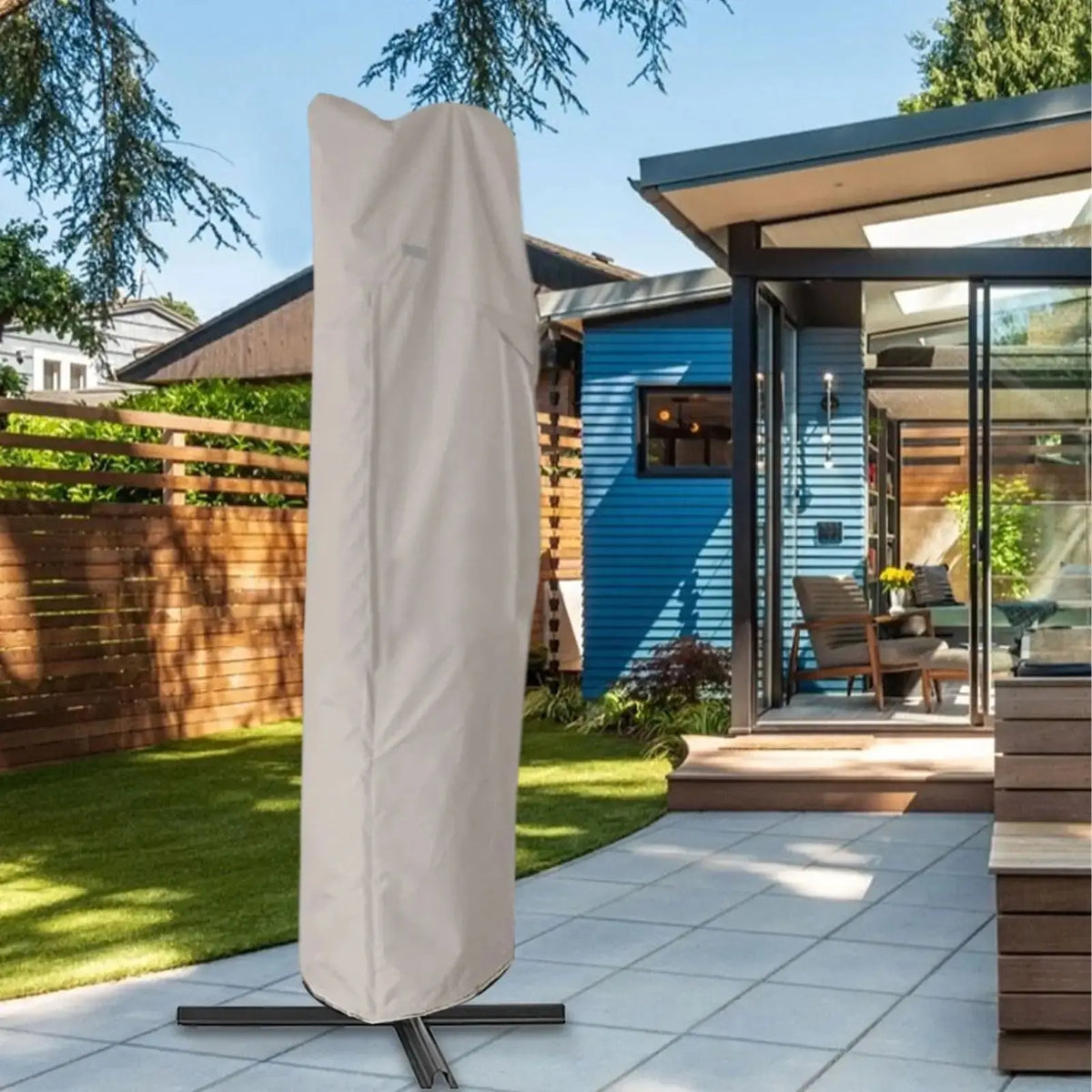 Housse Parasol Déporté Oxford UVPROTECT Housse de France