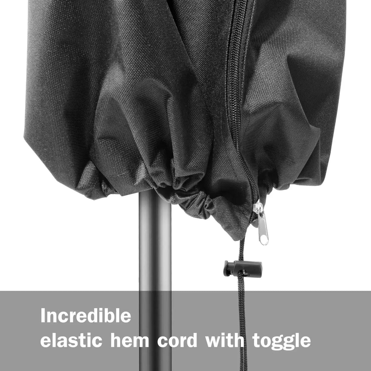 Housse Parasol Imperméable Noir **PARAPLUV** Housse de France