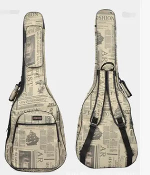 Housse Pour Guitare Oxford Résistante SONARO Newspaper map-40 41