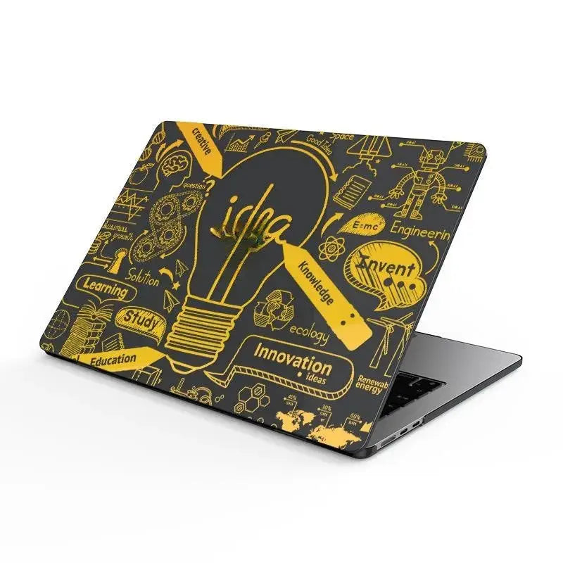 Housse Pour Ordinateur Plastique LUMIO Gold Transparent Black Shell-Pro16 Inch A2485