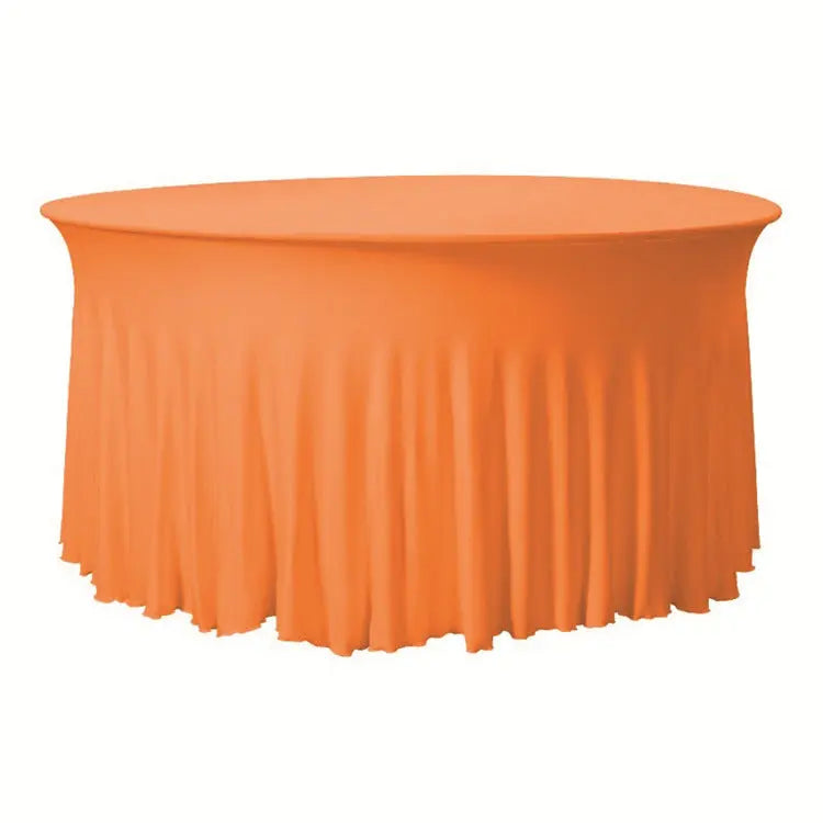 Housse Pour Table Jardin Extensible ELYNO Orange-120x75CM