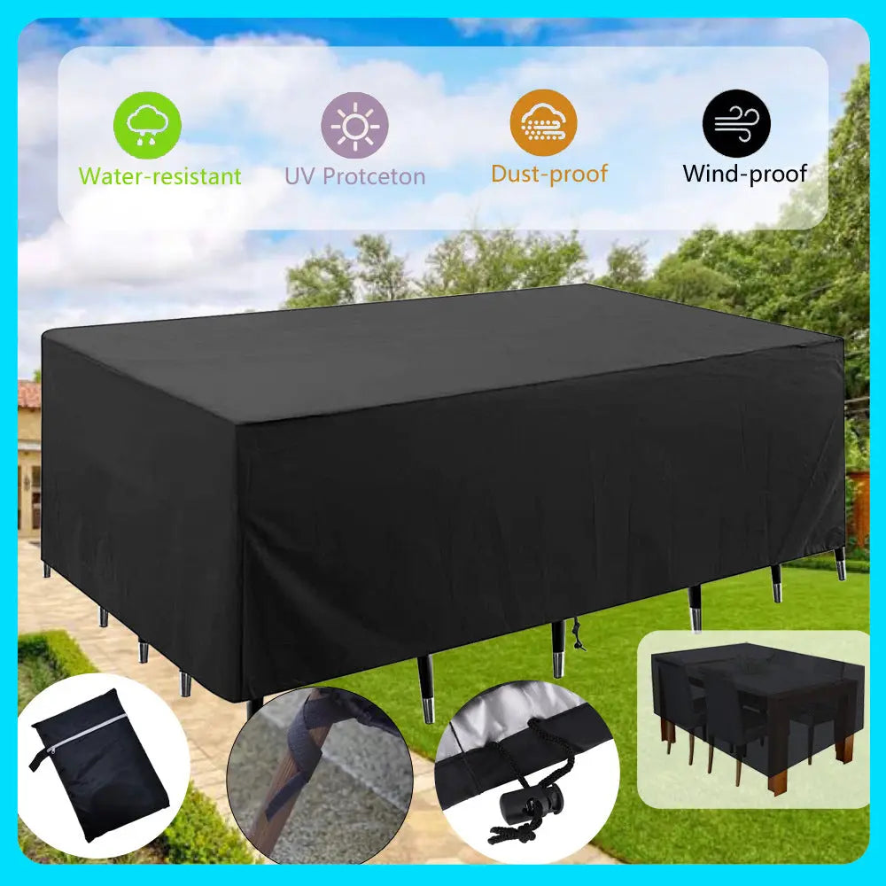 Housse Pour Table Jardin Imperméable *SOLERO* 240X140X90CM