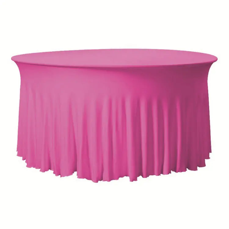 Housse Pour Table Ronde Élastique TWILIO Mahogany-150x75CM