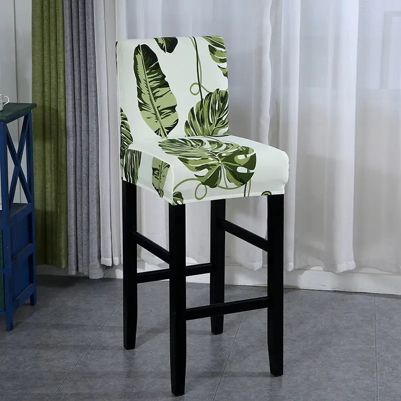 Housse Protection Chaise Extensible MAGEO Green leaf