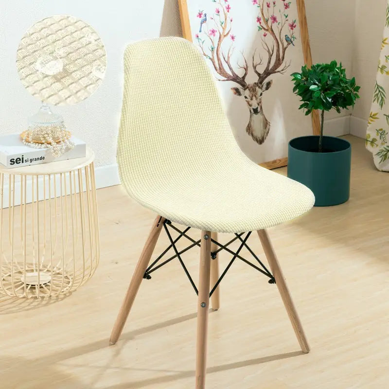 Housse Protection Chaise Imperméable SOLARA Ivory White-Universal