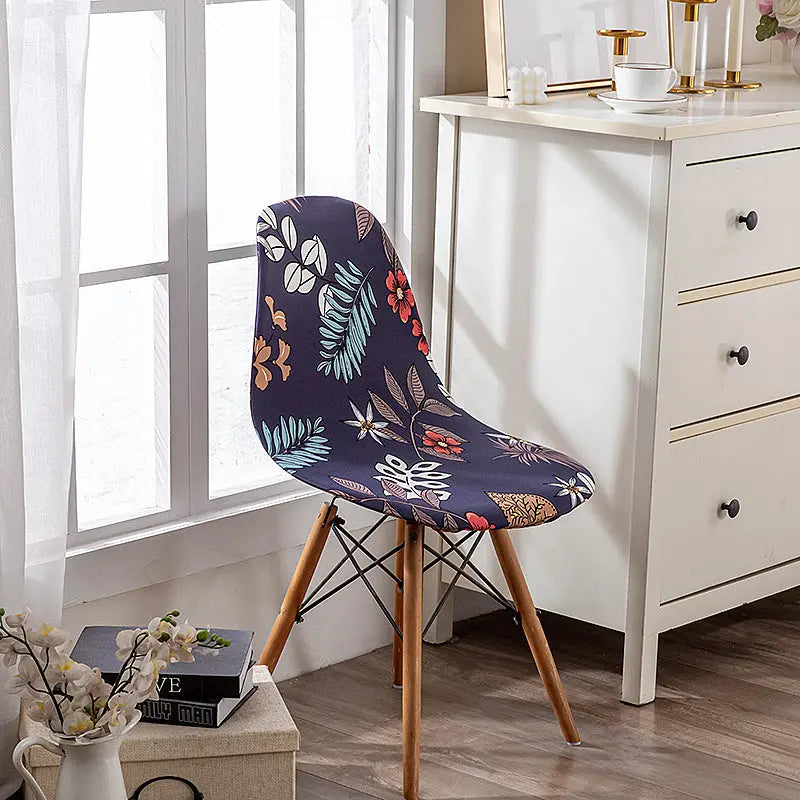 Housse Protection Chaise Moderne LYRIA Flower Content-Average Size Universal