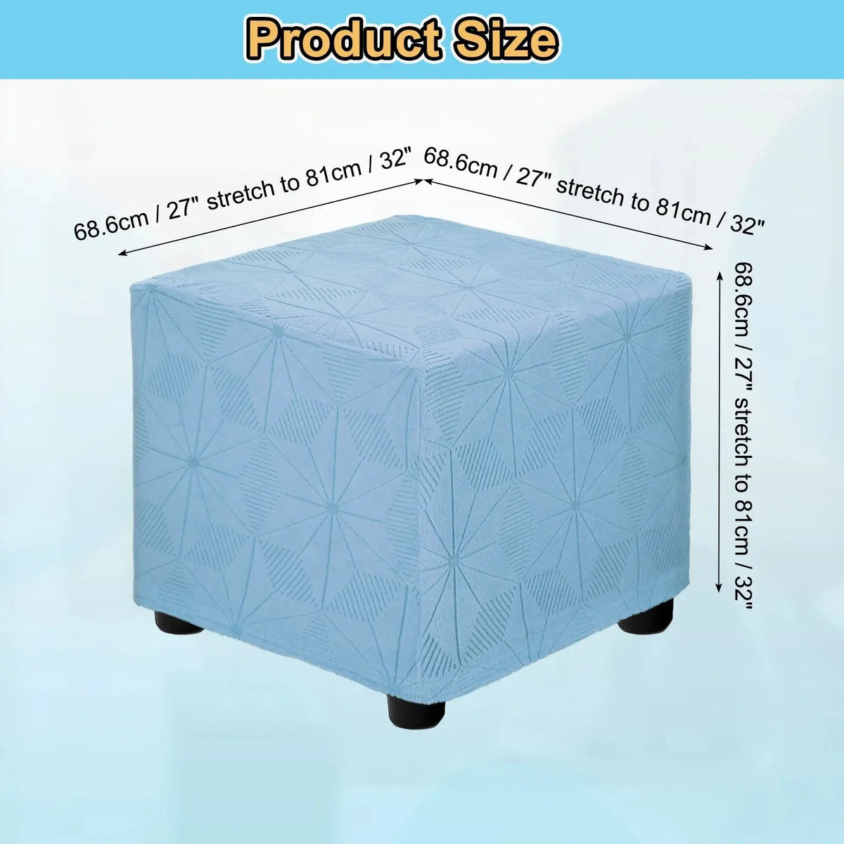 Housse Repose-Pied Extensible JACQUO Housse de France