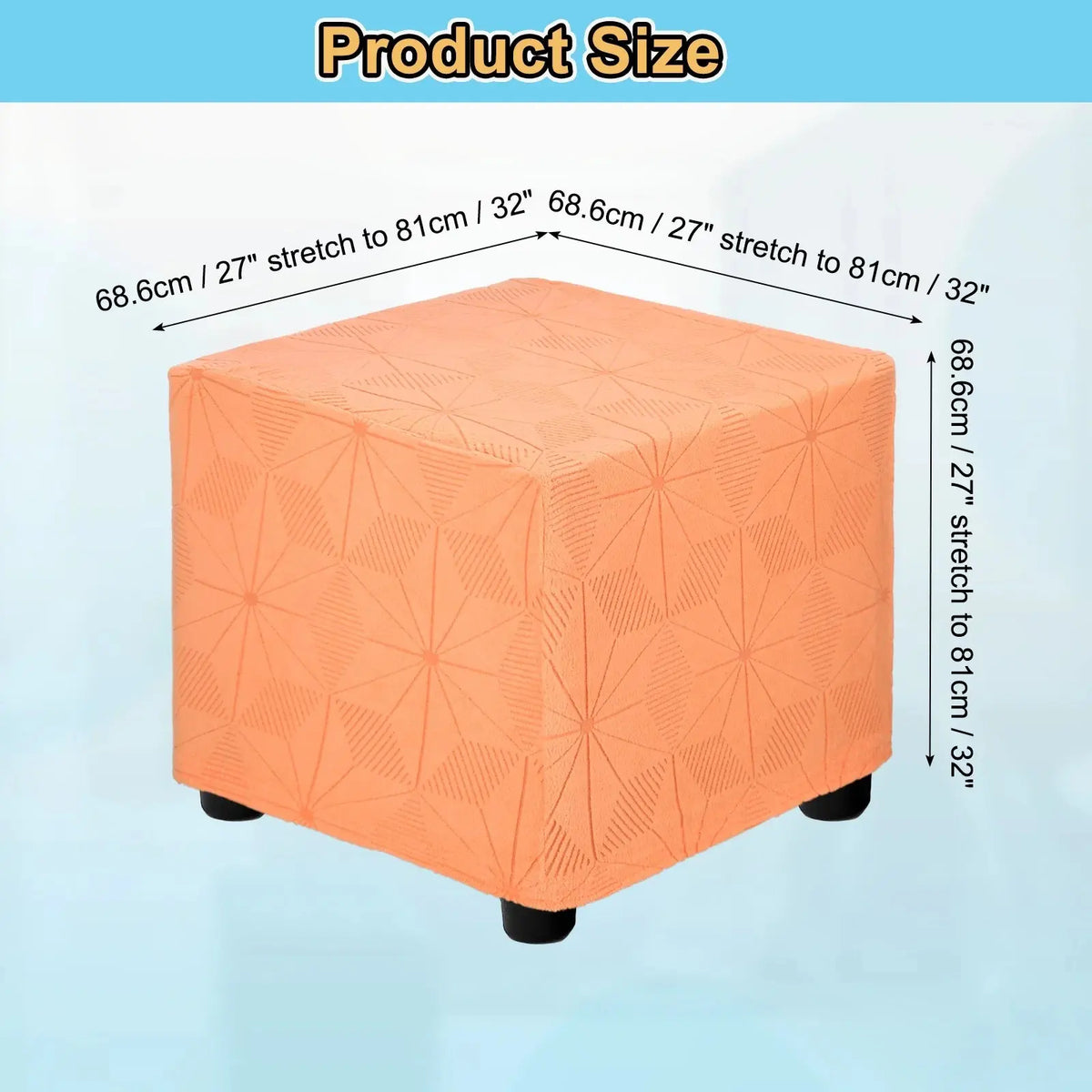 Housse Repose-Pied Extensible JACQUO Housse de France
