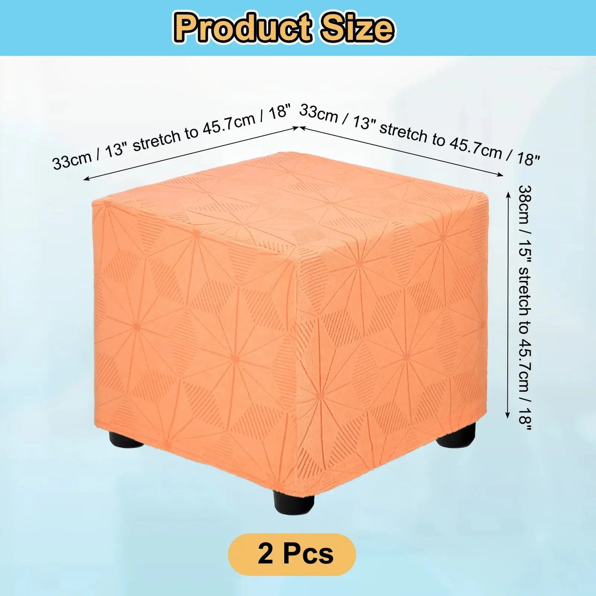 Housse Repose-Pied Extensible JACQUO Housse de France