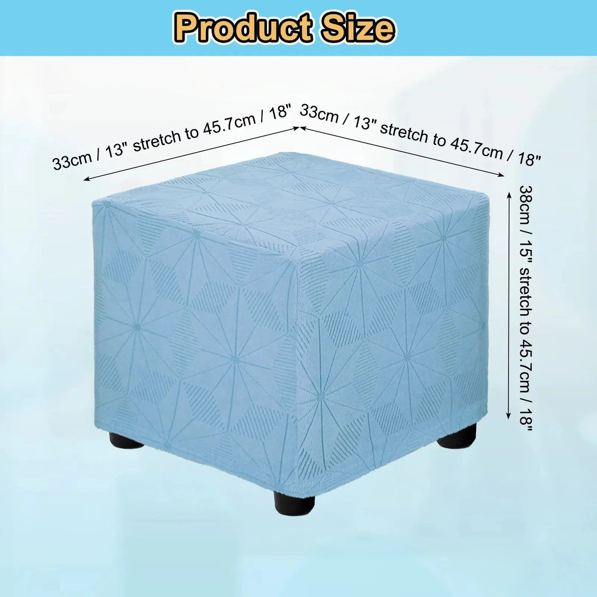 Housse Repose-Pied Extensible JACQUO Housse de France