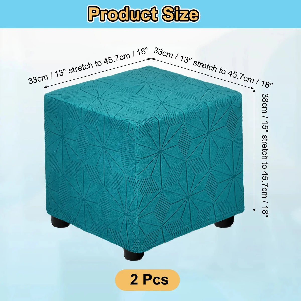 Housse Repose-Pied Extensible JACQUO Housse de France