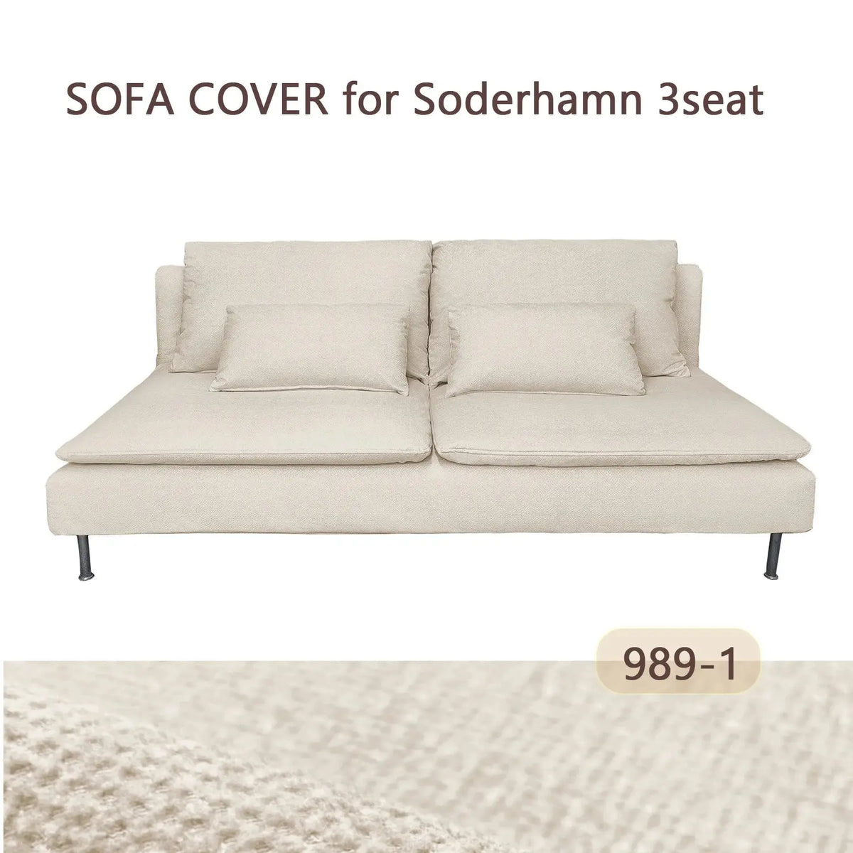 Housse Soderhamn Moderne CREZIA Housse de France