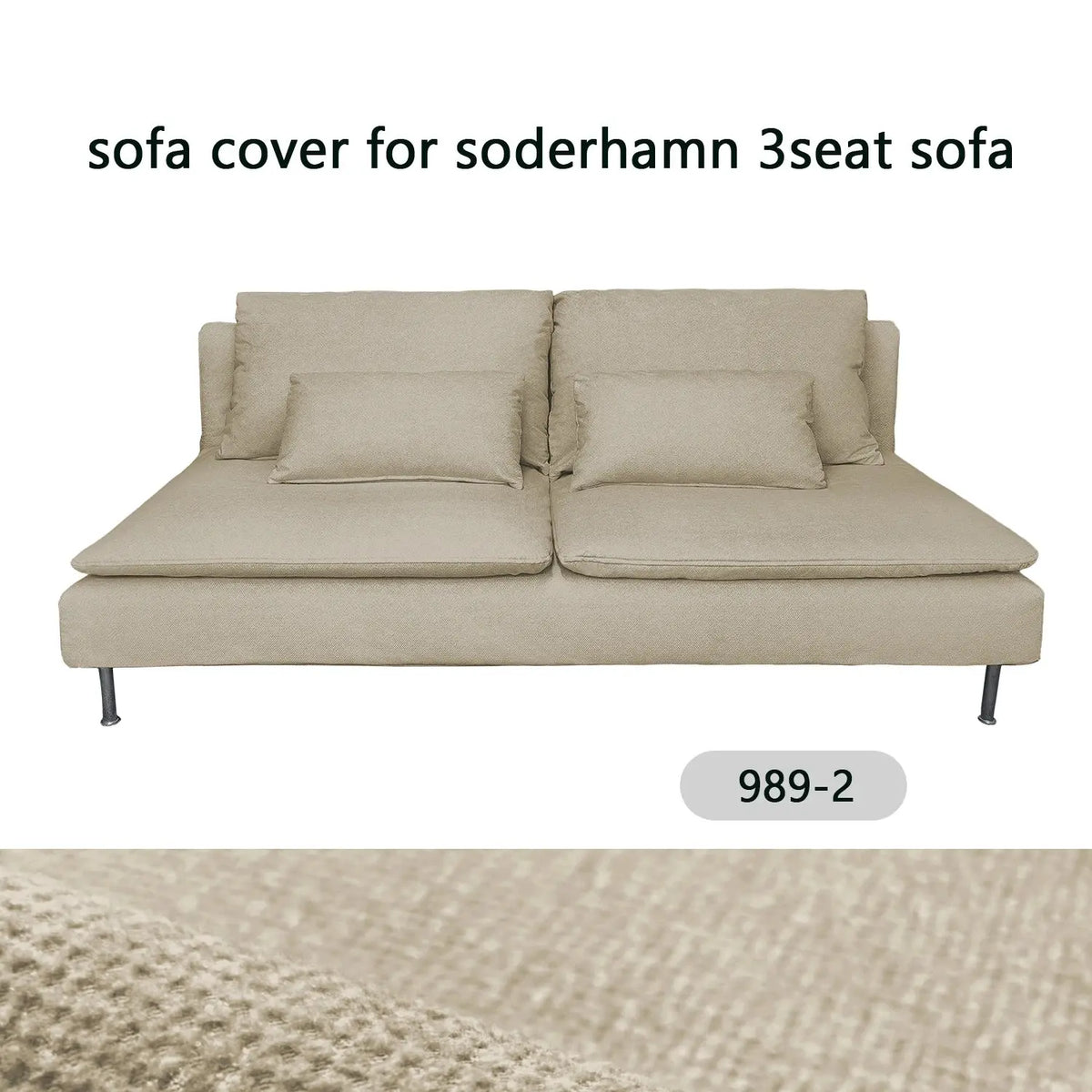 Housse Soderhamn Moderne CREZIA Housse de France