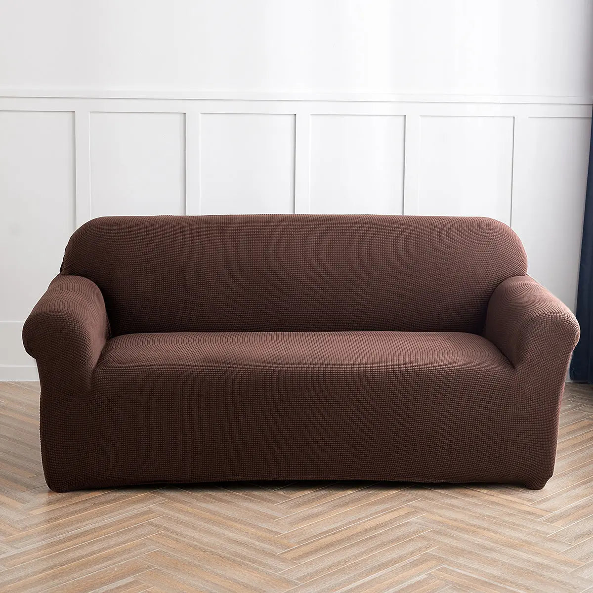 Housse Soderhamn Velours Tout-en-Un CORVINA Dark Coffee Color-145To180CM