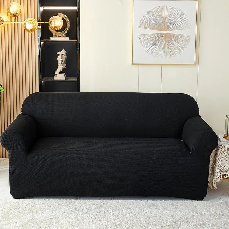 Housse Soderhamn Velours Tout-en-Un CORVINA Black-235To290CM