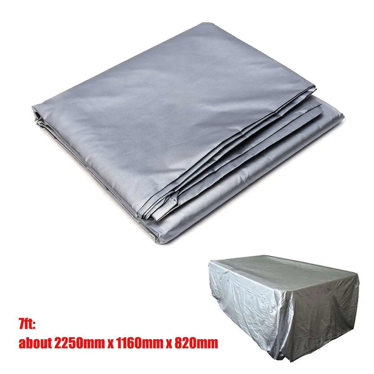 Housse Table Billard Imperméable PROTEX Silver-287x155x82cm