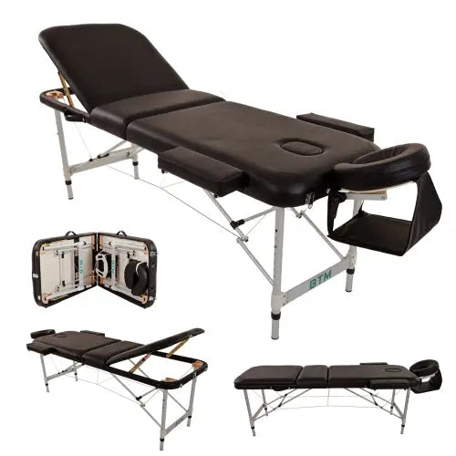 Housse Table De Massage Aluminum Confort LORMI Black