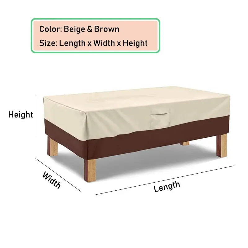 Housse Table Jardin Imperméable FORTERIO Housse de France