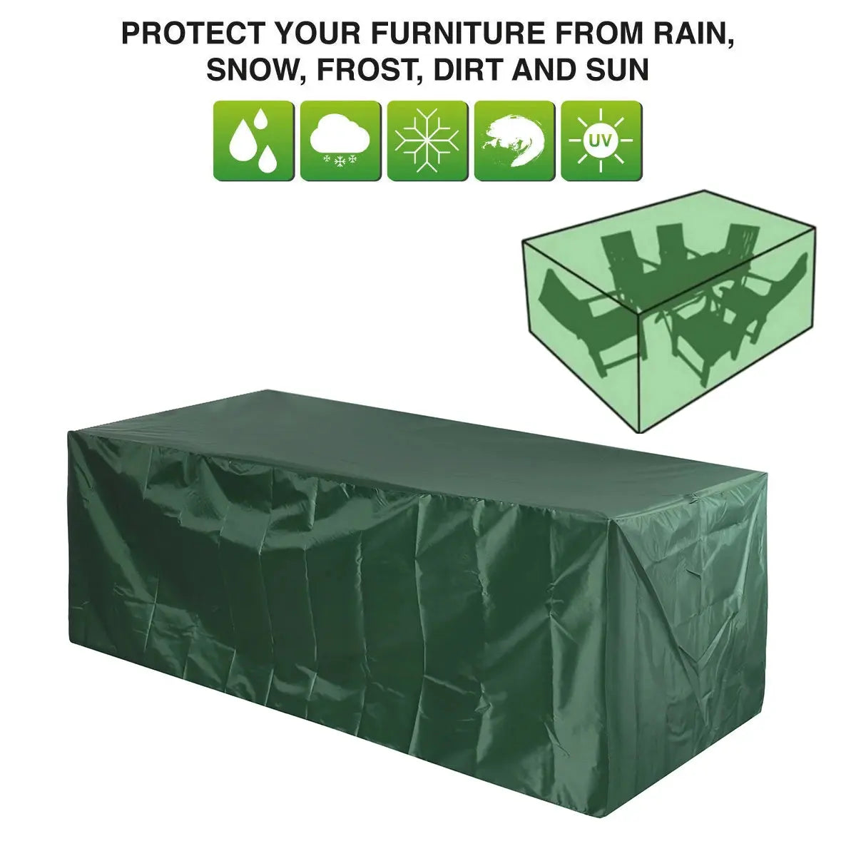 Housse Table Jardin Imperméable VERDAL Housse de France