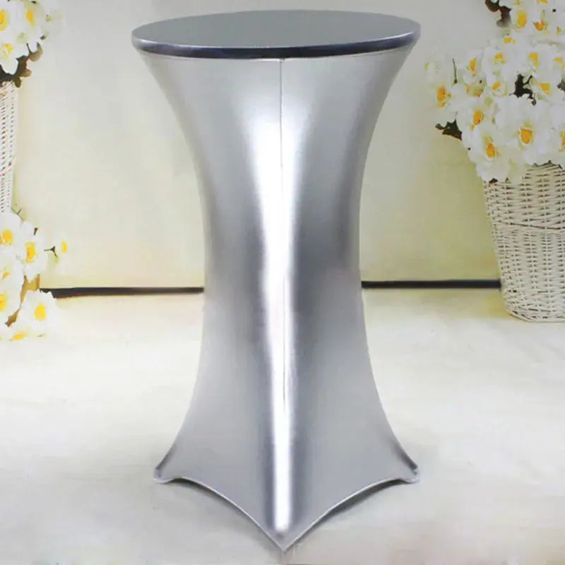 Housse Table Mange Debout Métallique Extensible LUMENO Housse de France
