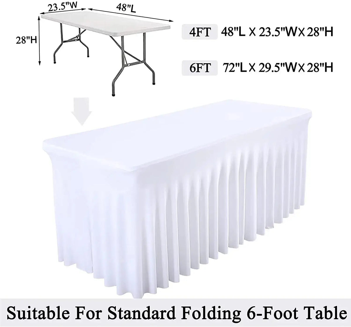 Housse Table Mange Debout Spandex Résistante FESTINA Housse de France