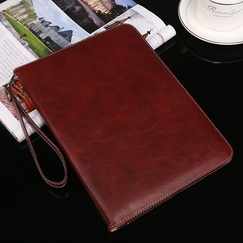 Housse Tablette Imitation Cuir SOMELIA Wine red-IPad 4