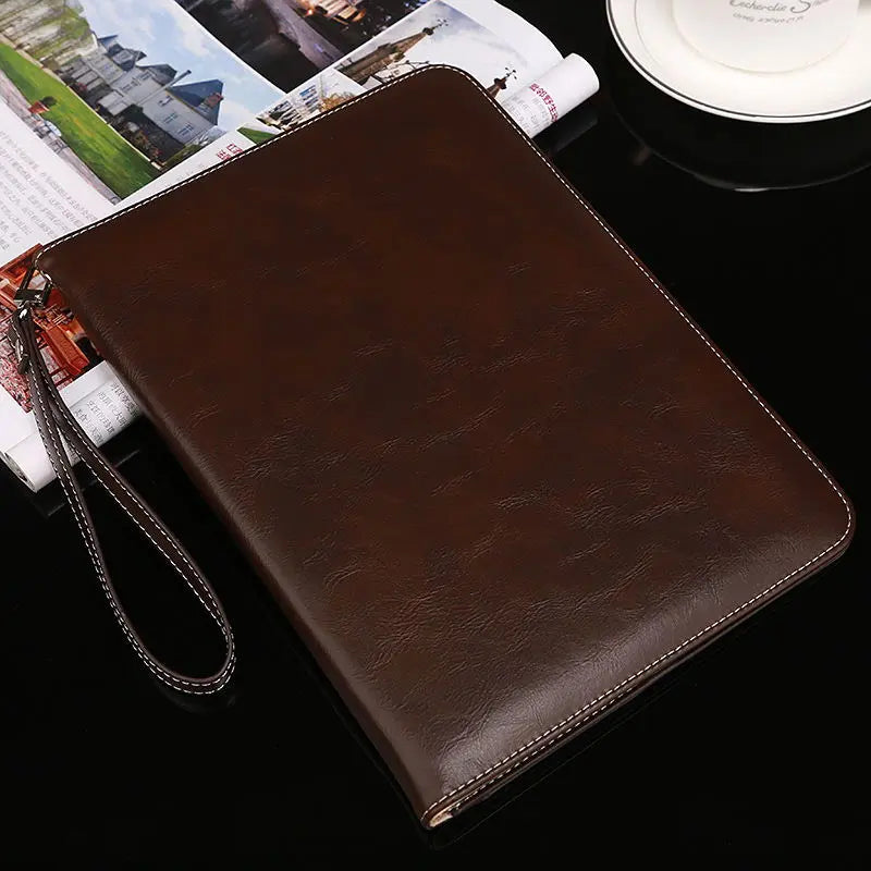 Housse Tablette Imitation Cuir SOMELIA Coffee-IPad air2