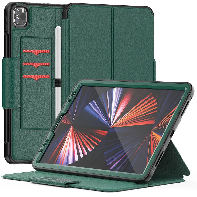 Housse Tablette Silicone Moderne IVANO Green-IPad6 Air2